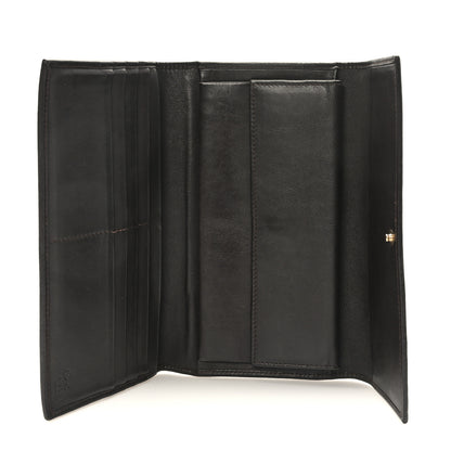 Gucci Signature Monogram Continental Wallet Black 5 of 7
