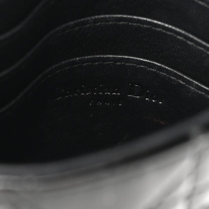 Christian Dior Patent Cannage Crossbody Pouch Black 6 of 8