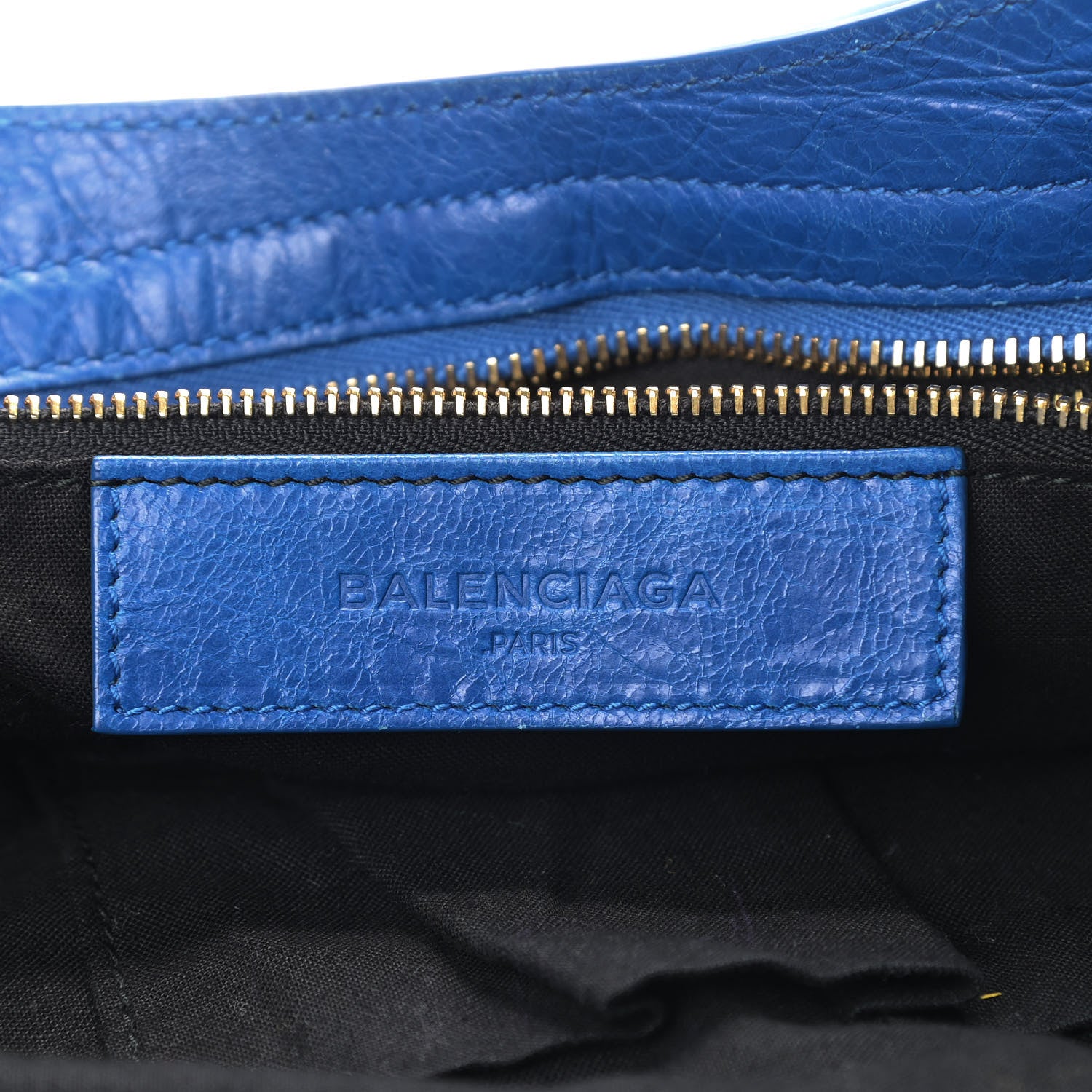 Balenciaga Agneau Giant 12 Gold Hardware City Bleu Lazuli 8 of 10