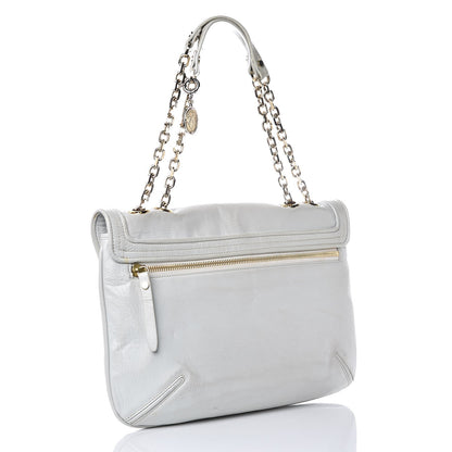 Lanvin Lambskin Sac Hurrah Flap White 3 of 11