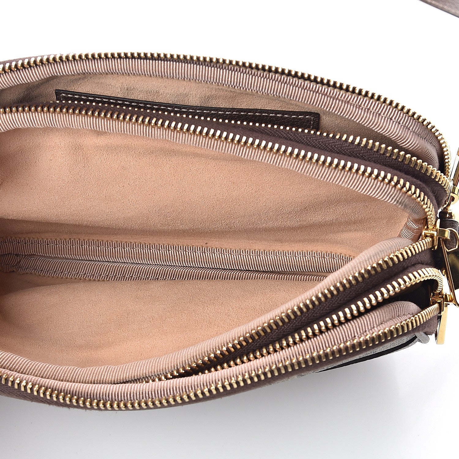 Gucci GG Supreme Monogram Web Mini Ophidia GG Bag Brown 4 of 10