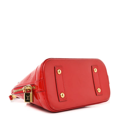 Louis Vuitton Vernis Alma BB Cherry 4 of 15