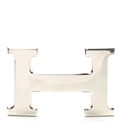 Hermes Polished Palladium 32mm H Belt Buckle Silver 1 of 3