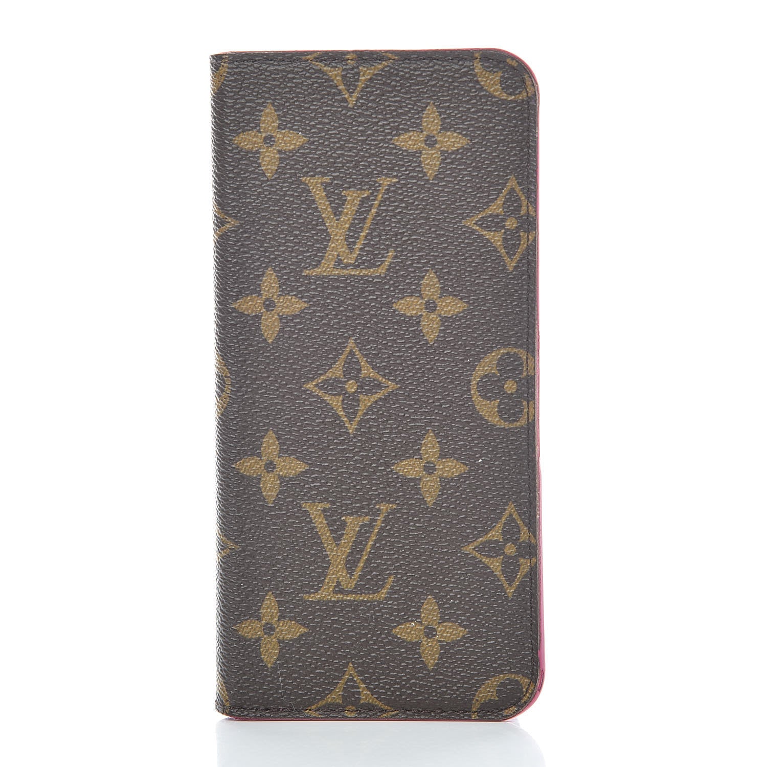 Louis Vuitton Monogram iPhone 7 Plus Folio Case Rose Pop 1 of 12
