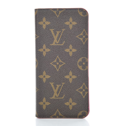 Louis Vuitton Monogram iPhone 7 Plus Folio Case Rose Pop 1 of 12