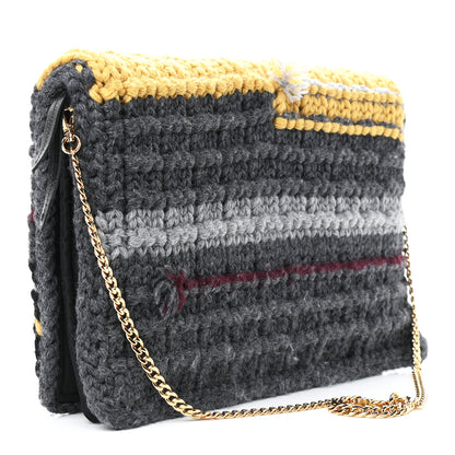 Prada Tweed Maglia Etiquette Flap Multicolor 3 of 8