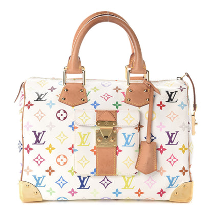 Louis Vuitton Monogram Multicolor Speedy 30 White 1 of 8