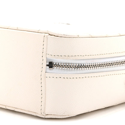 Chanel Caviar Quilted Camera Bag White 10 of 14