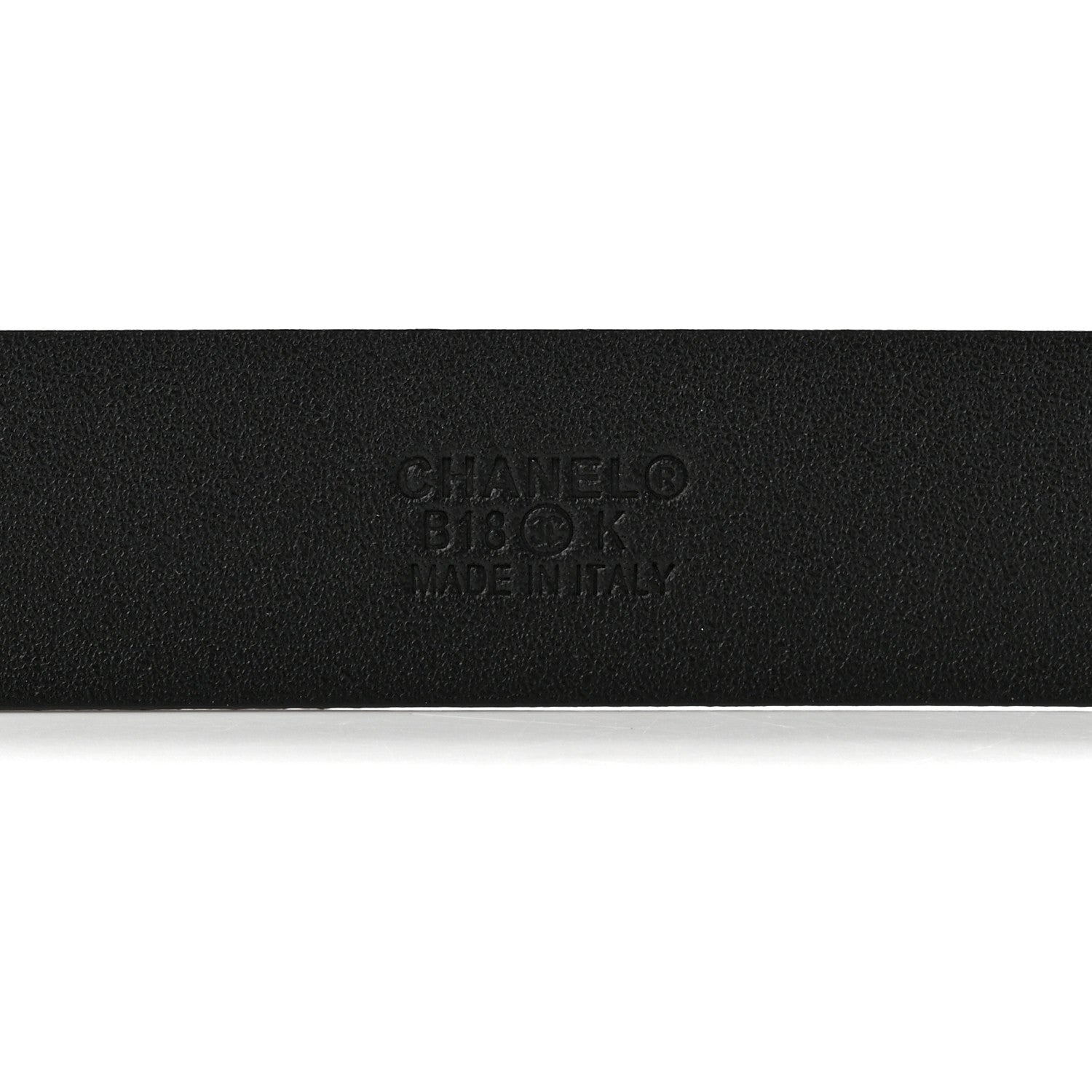 Chanel Calfskin CC Chain Logo Belt 80 32 Black 5 of 8