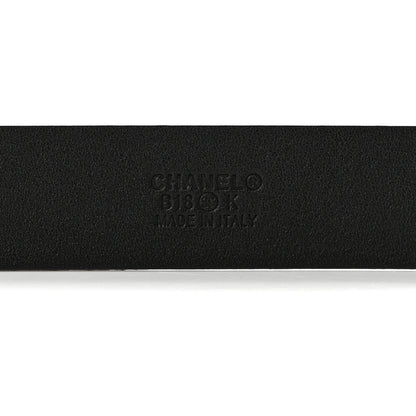 Chanel Calfskin CC Chain Logo Belt 80 32 Black 5 of 8