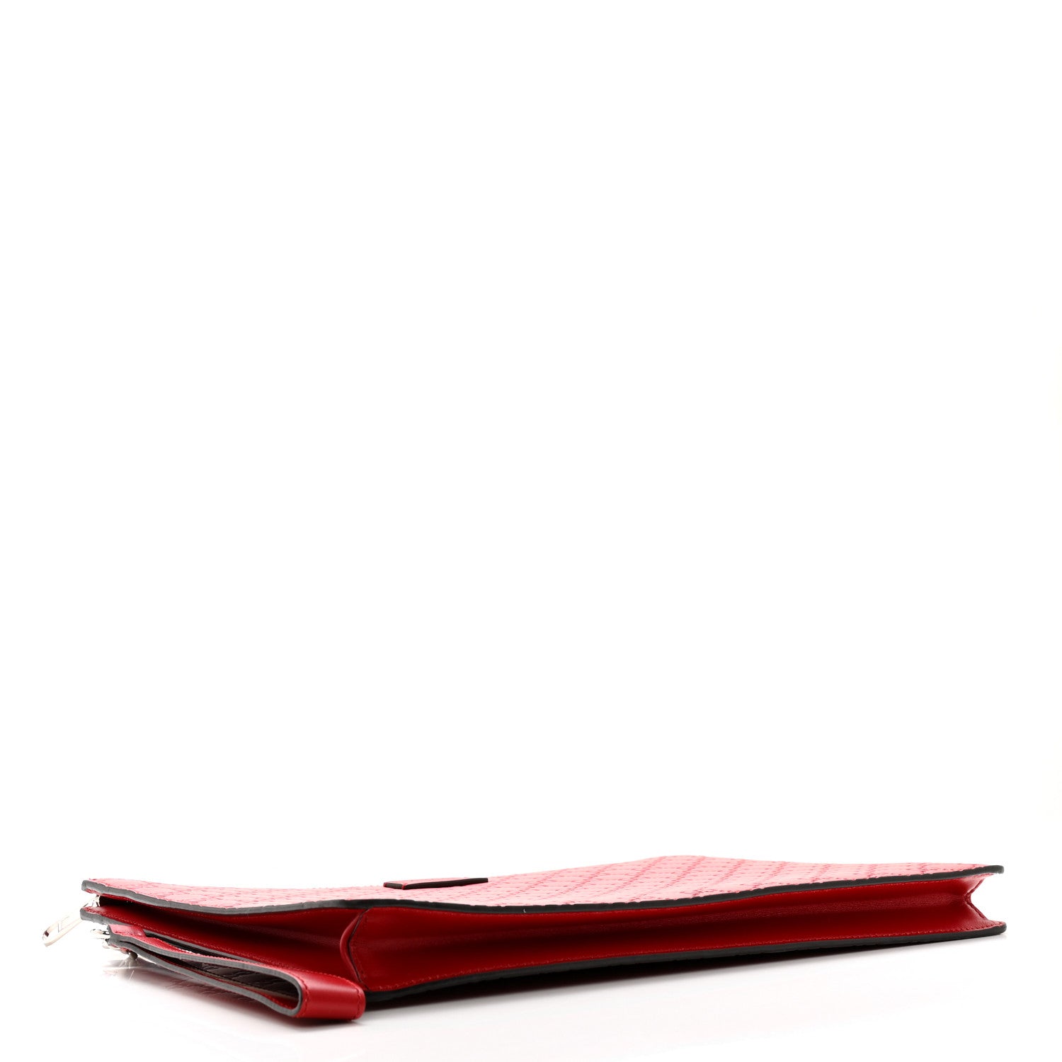 Gucci Guccissima Medium Documents Holder Hibiscus Red 4 of 11