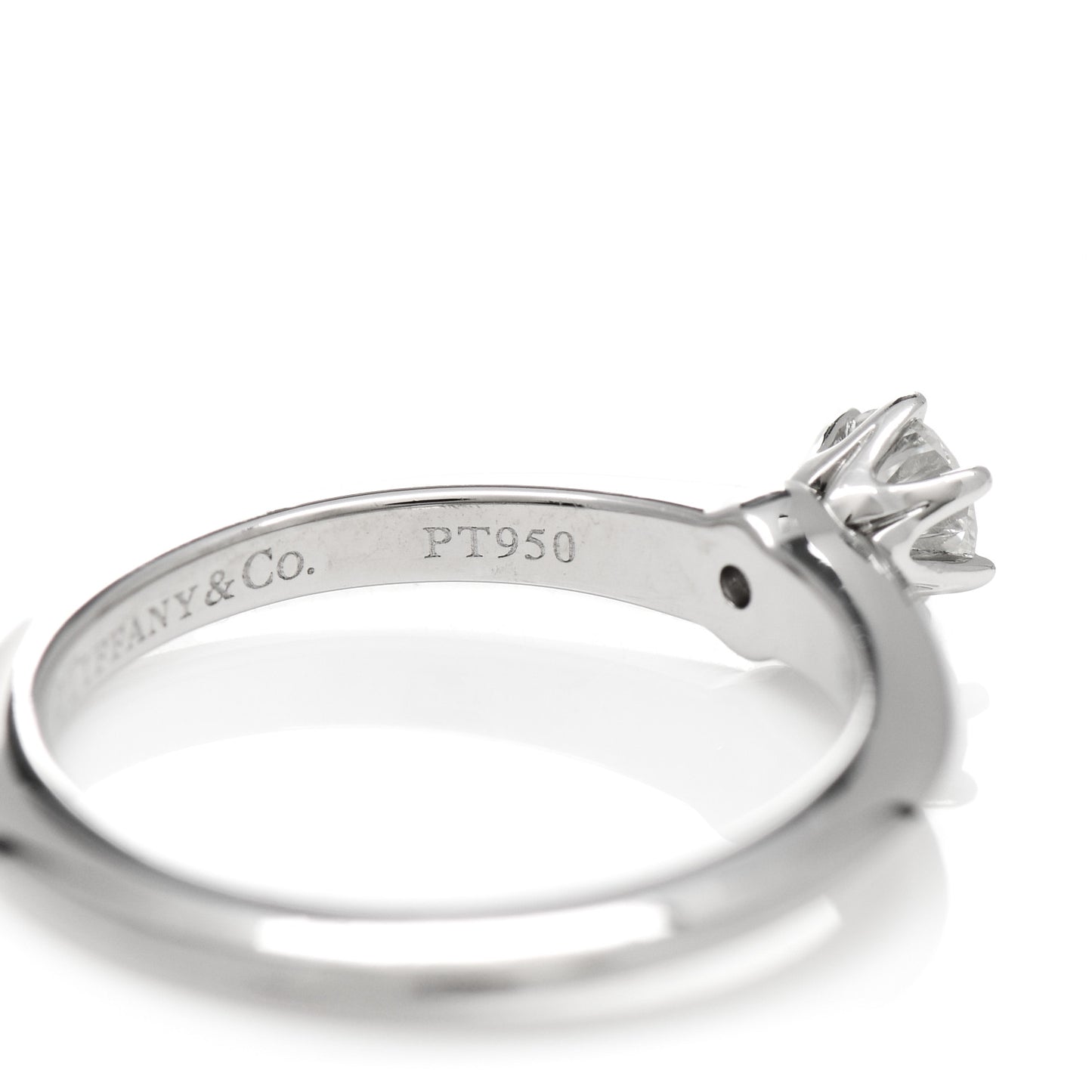 Platinum Diamond .20ct Solitaire Engagement Ring 49 5
