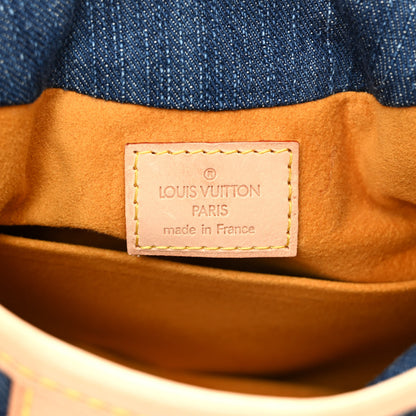 Louis Vuitton Monogram Denim Pleaty Blue 6 of 10