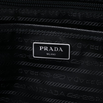 Prada Tessuto Nylon Saffiano Medium Backpack Black 6 of 15