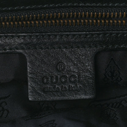 Gucci Calfskin Large Babouska Tote Black 6 of 9