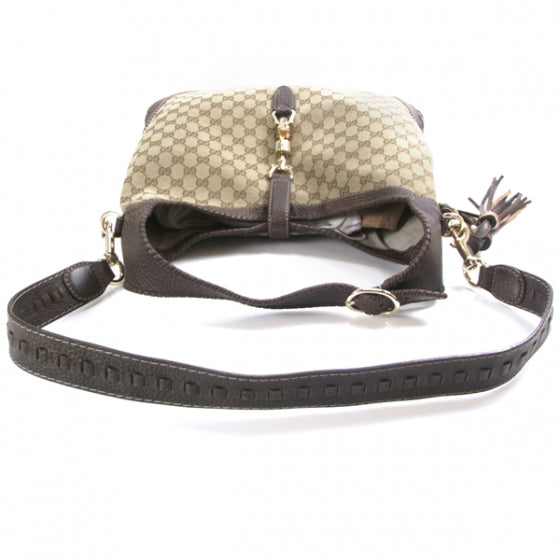 Gucci Monogram Large New Jackie Shoulder Bag 5 of 10