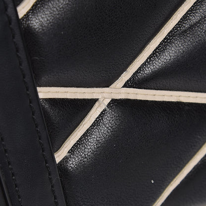 Louis Vuitton Lambskin Malletage Pochette Flap Black 8 of 10