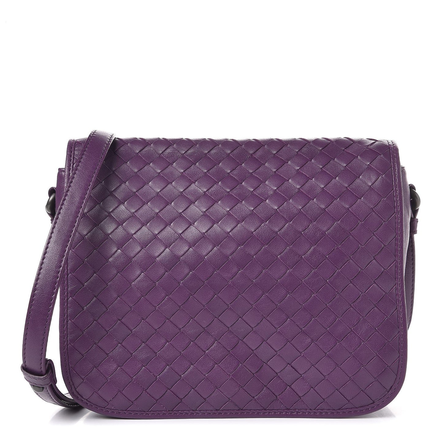 Nappa Intrecciato Mini Flap Crossbody Monalisa