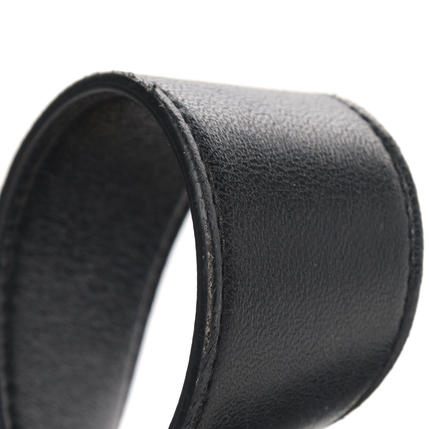 Nappa FF 1974 Embossed Large Baguette Black