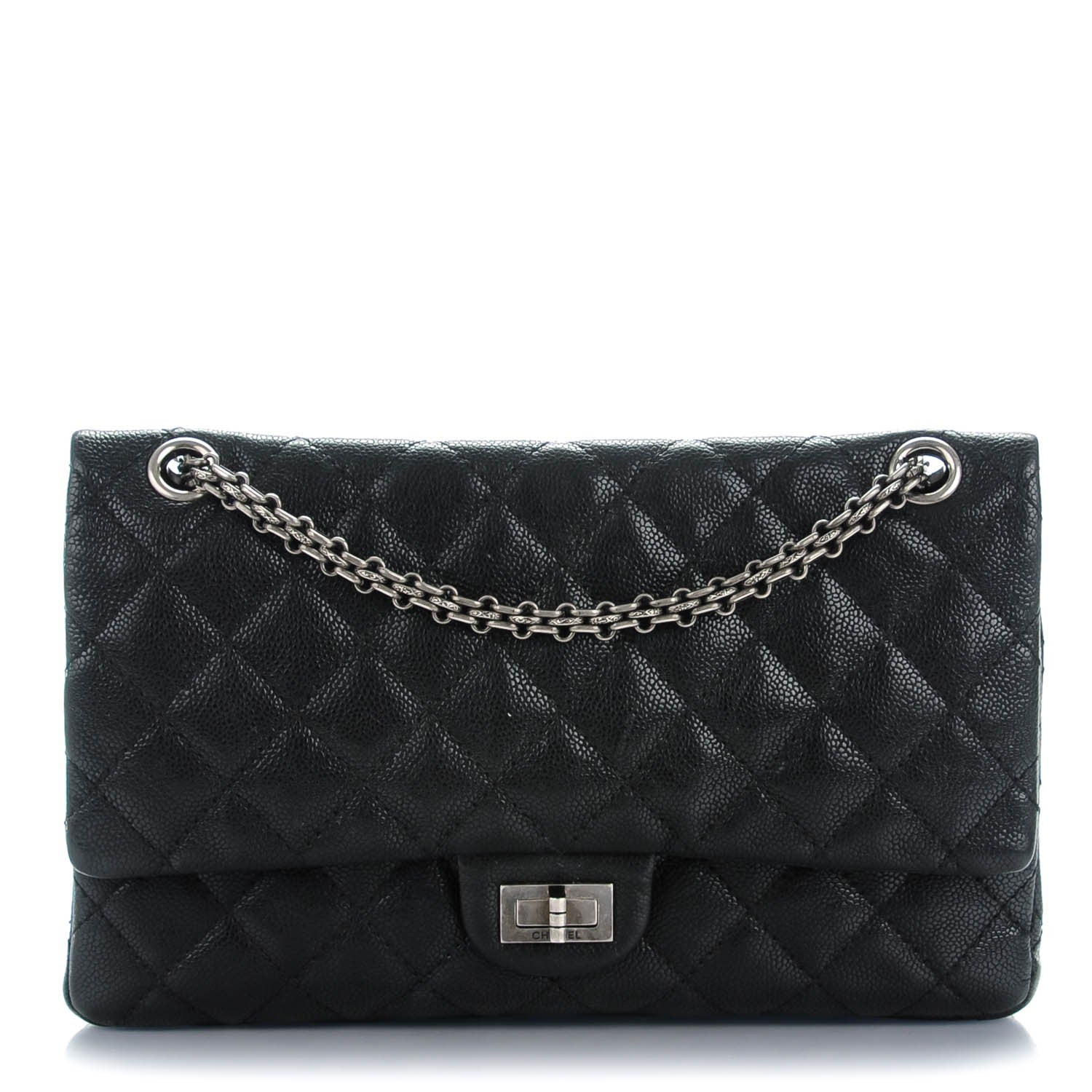 Chanel Caviar Quilted 2.55 Reissue 226 Flap Black 1 of 7