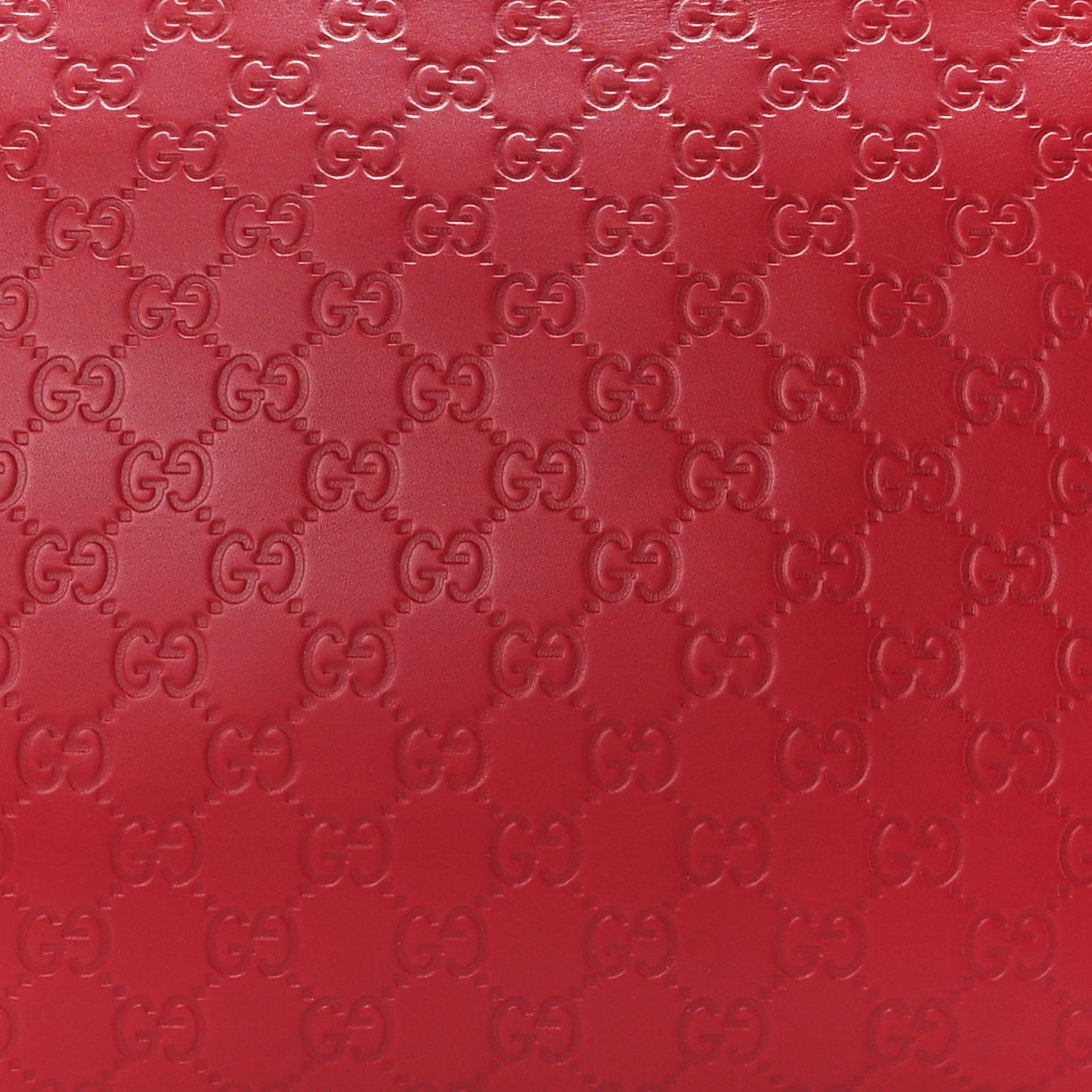 Soft Guccissima Signature Large Shoulder Tote Bag Hibiscus Red