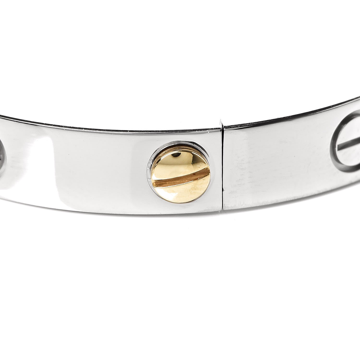 Cartier 18K White Gold LOVE Bracelet 16 4 of 7