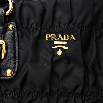 Prada Tessuto Nylon Gaufre Tote Black 12 of 14