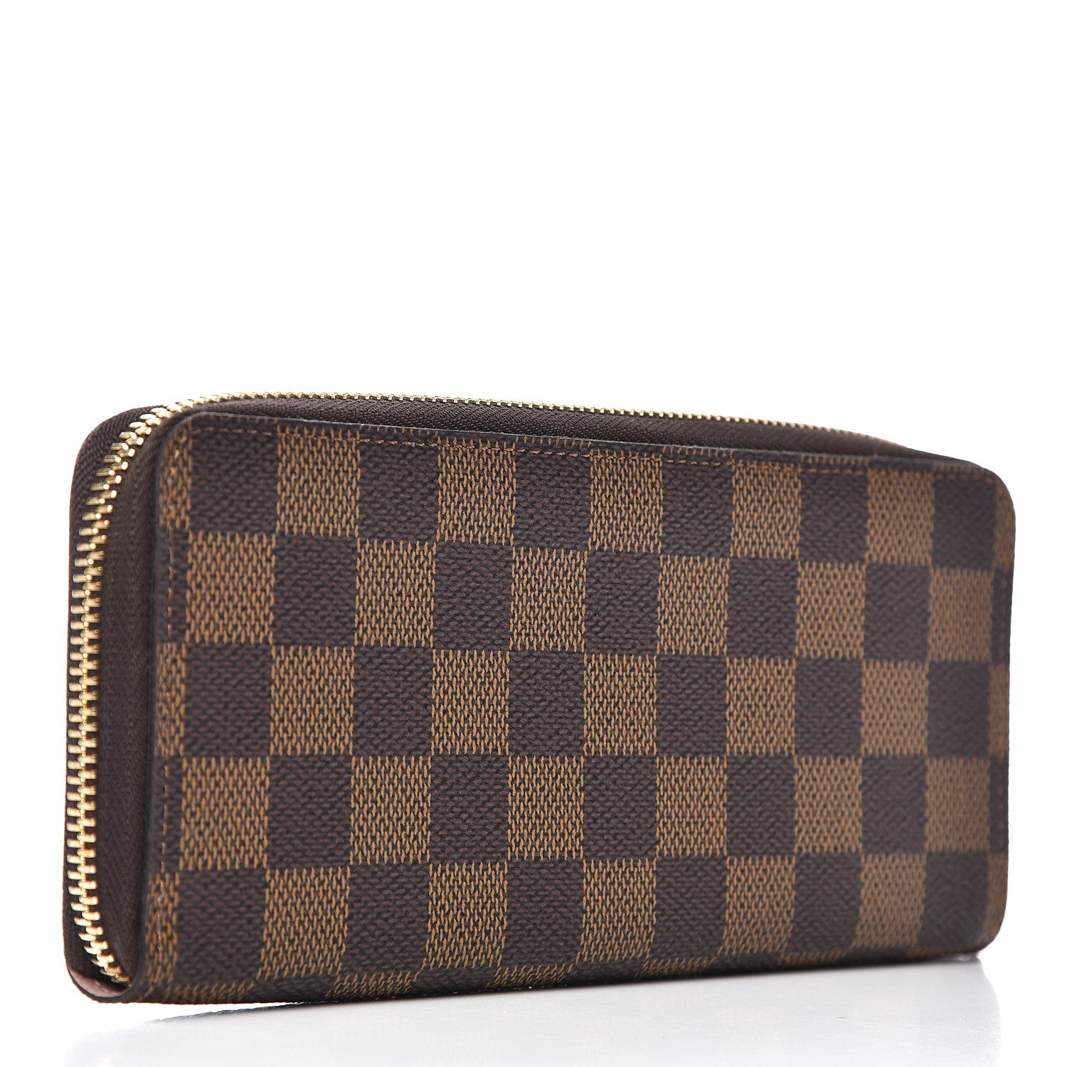 Louis Vuitton Damier Ebene Clemence Wallet Rose Ballerine 3 of 6