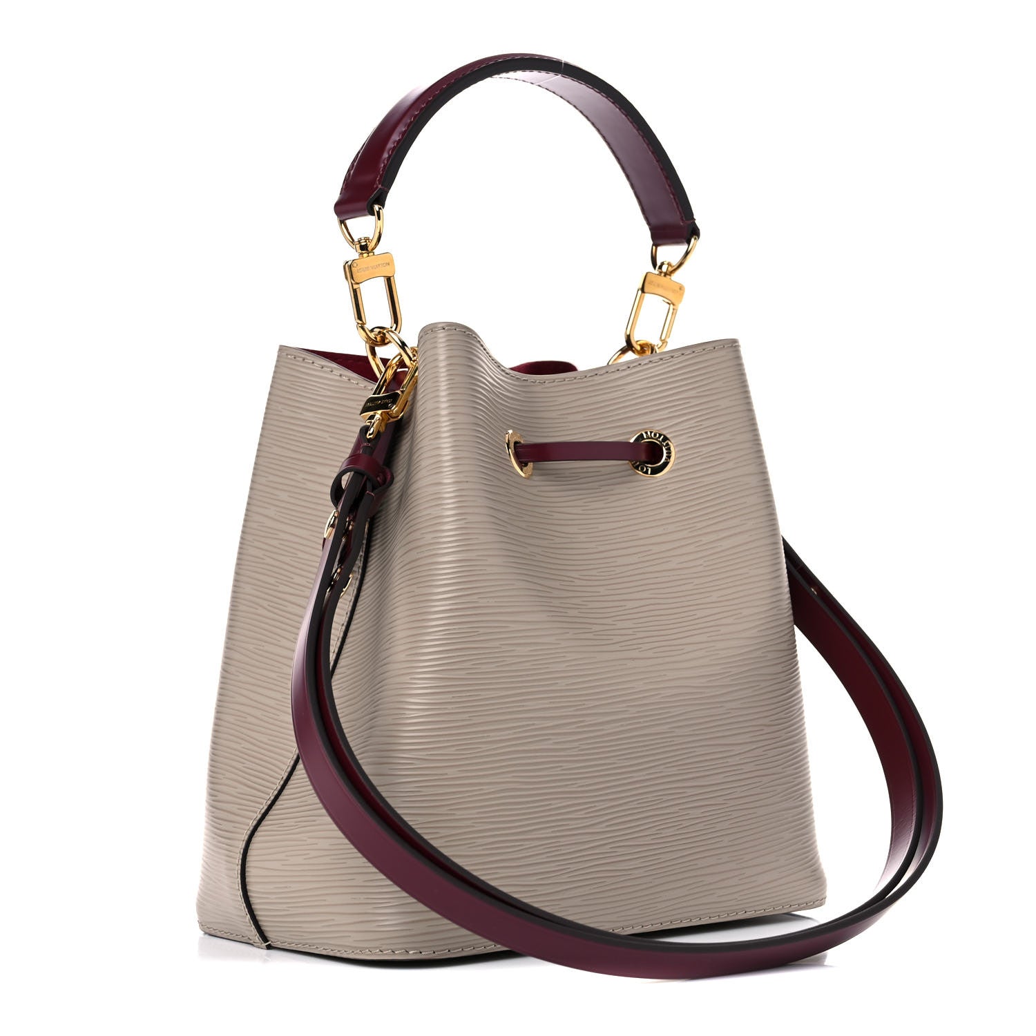 Louis Vuitton Epi Neonoe BB Galet Grenat 3 of 10