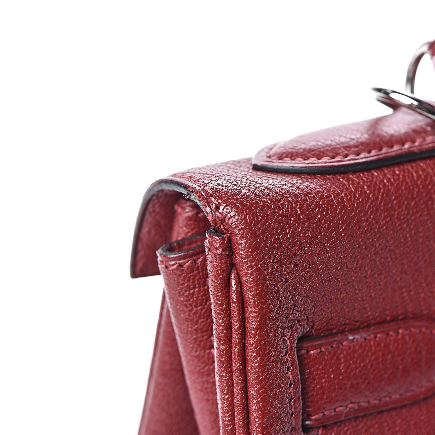 Hermes Chevre De Coromandel Kelly Retourne 32 Rouge H 39 of 42