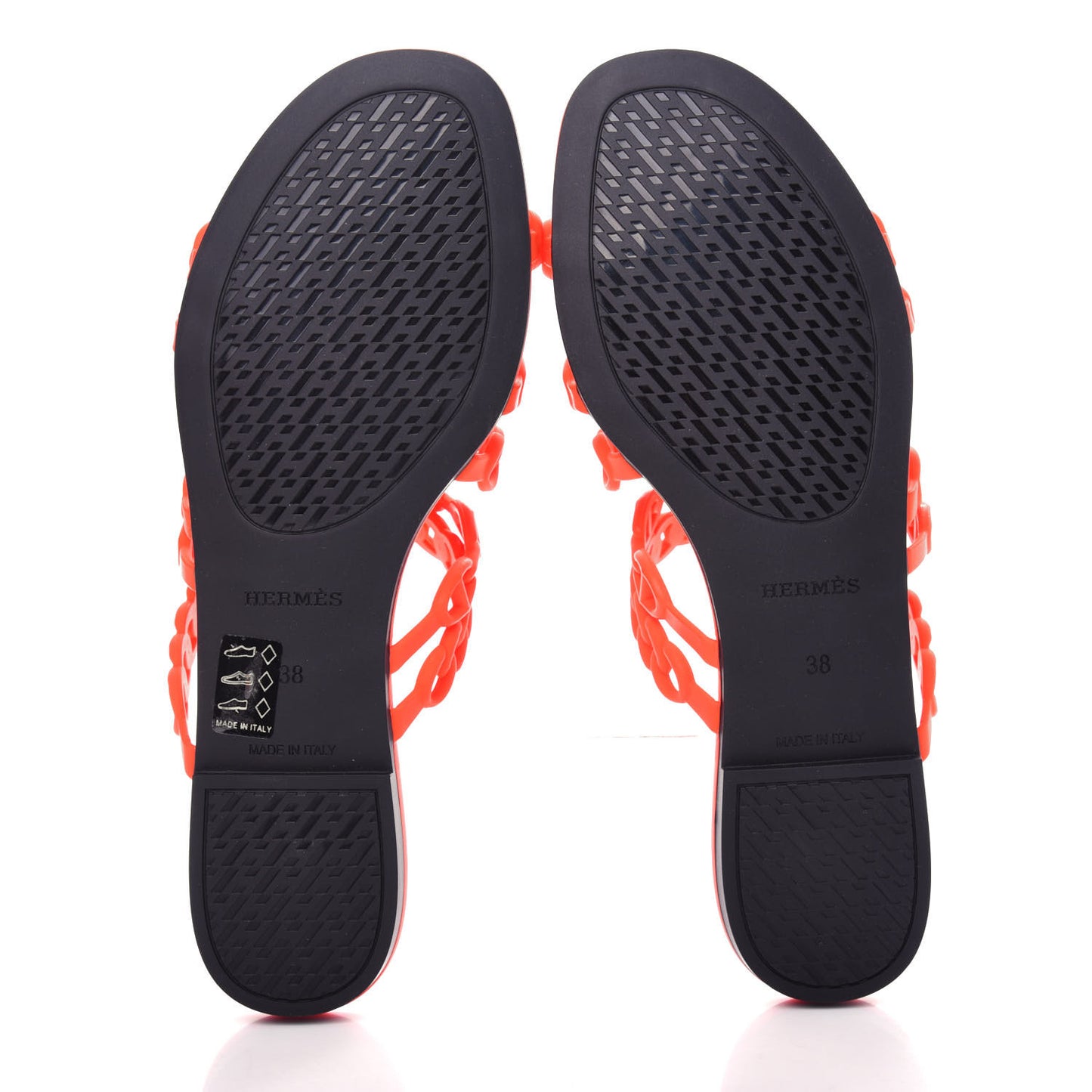 Rubber Chaine d'Ancre Nude Sandals 38 Pavot