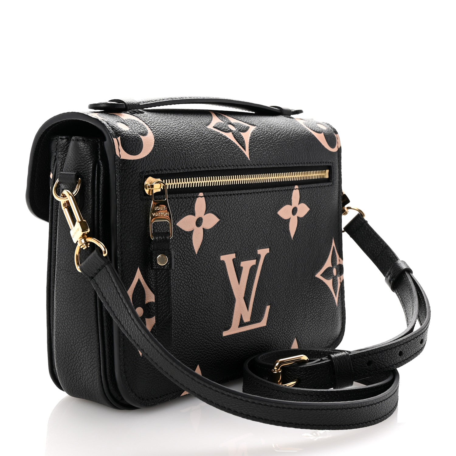 Louis Vuitton Empreinte Monogram Giant Pochette Metis Black Beige 3 of 9