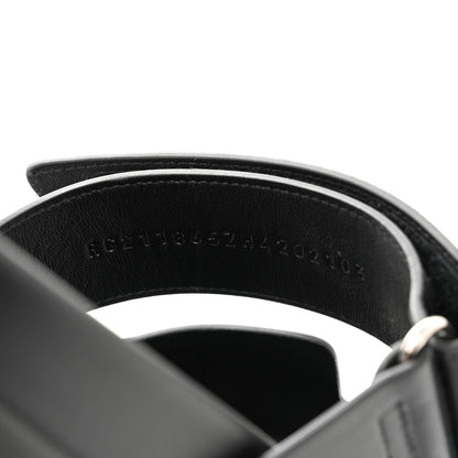 Hermes Calfskin Mens Chypre Sandals 42 Black 7 of 12