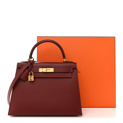 Hermes Epsom Kelly Sellier 28 Rouge H 14 of 14
