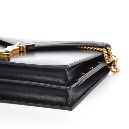 Saint Laurent Smooth Calfskin Monogram Cassandra Clasp Bag Black 8 of 8