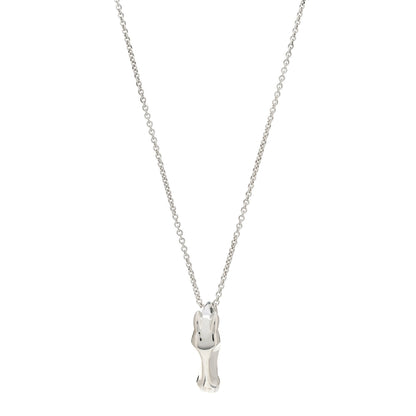 Hermes Sterling Silver PM Galop Pendant Necklace 1 of 5