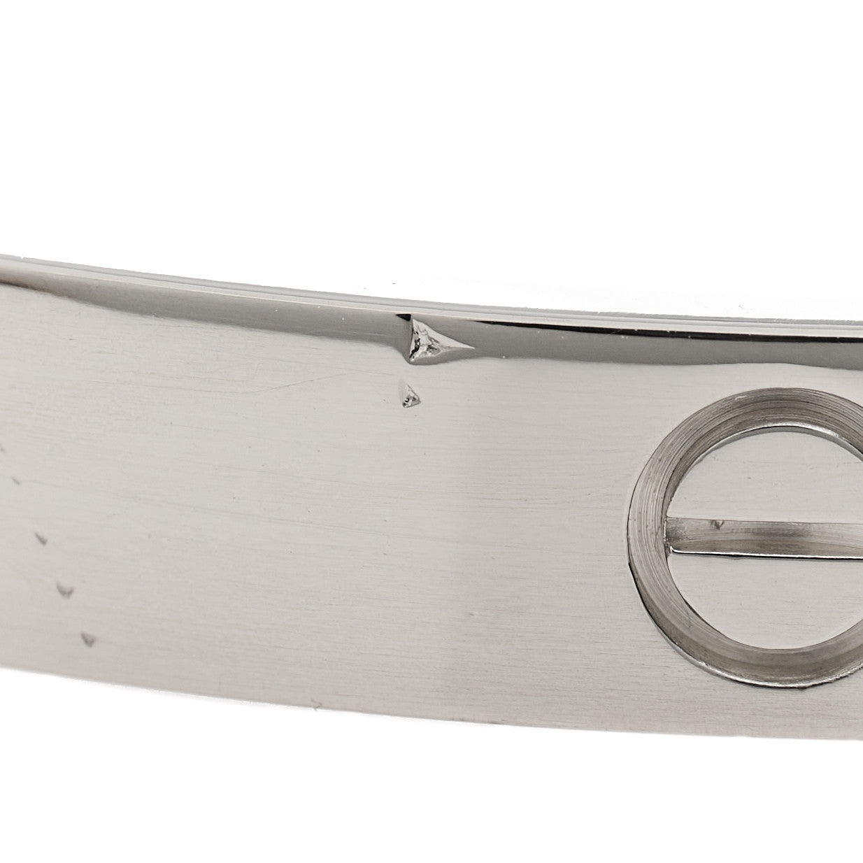18K White Gold LOVE Bracelet 18
