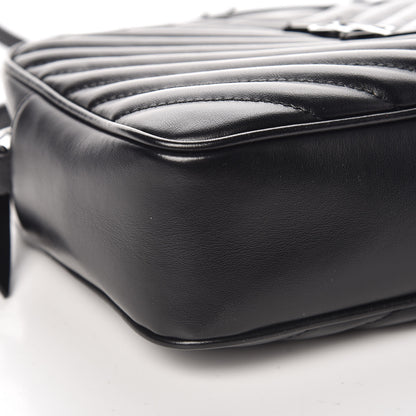 Saint Laurent Calfskin Matelasse Monogram Lou Camera Bag Black 7 of 8