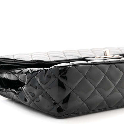 Chanel Patent Quilted Medium Double Flap Black 9 of 10