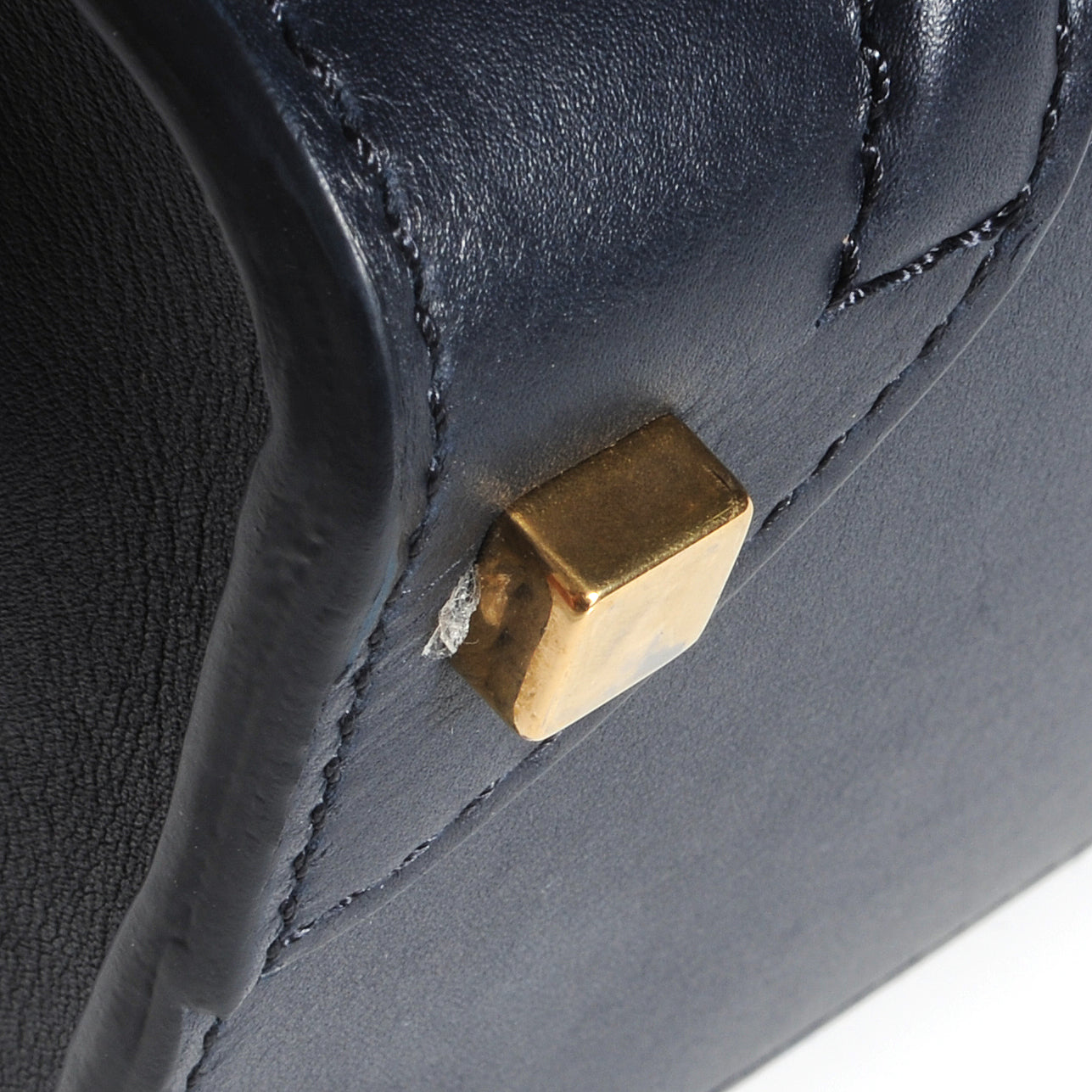 Celine Smooth Calfskin Micro Luggage Navy Blue 6 of 10