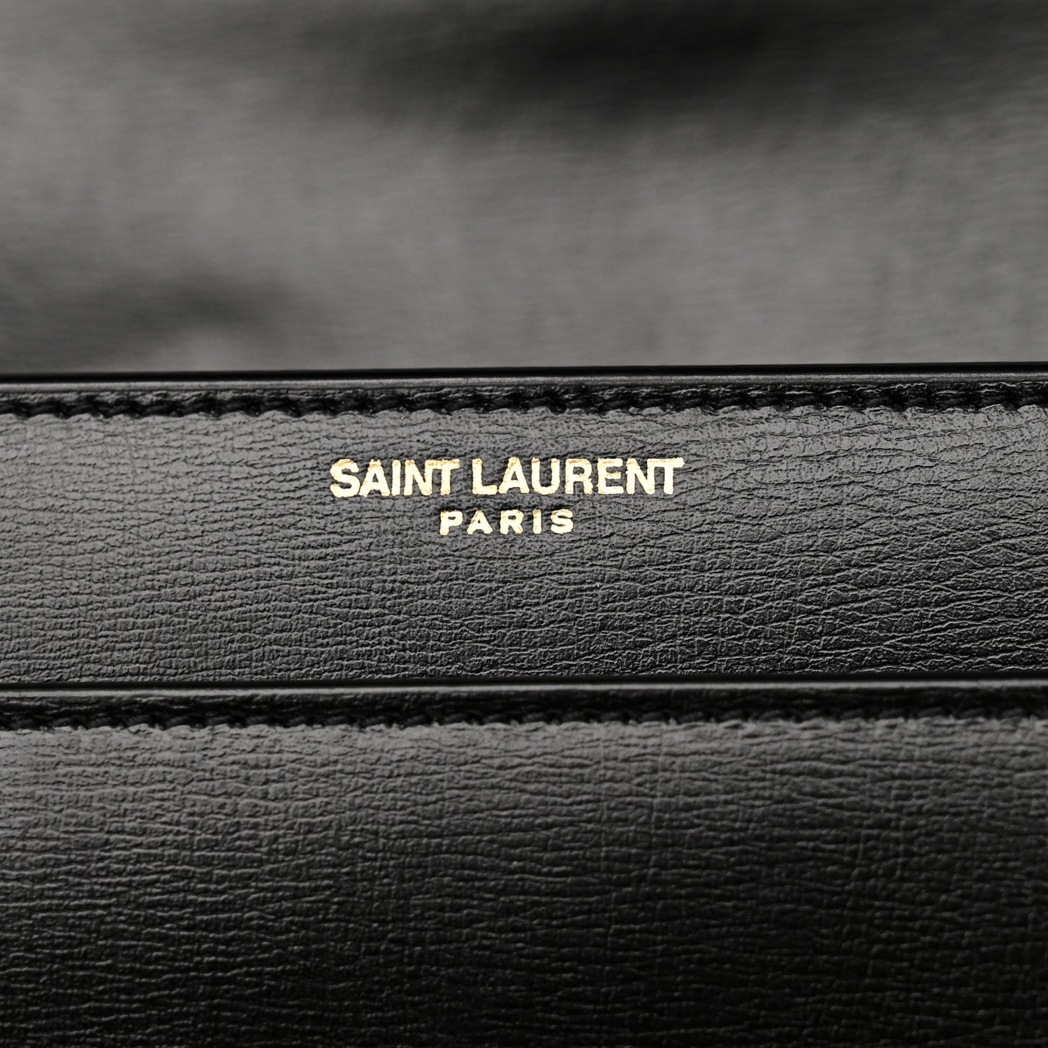 Saint Laurent Calfskin Large Monogram Sunset Black 6 of 13