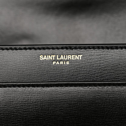Saint Laurent Calfskin Large Monogram Sunset Black 6 of 13