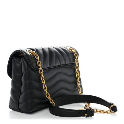 Louis Vuitton Calfskin LV New Wave Chain Bag Black 2 of 8