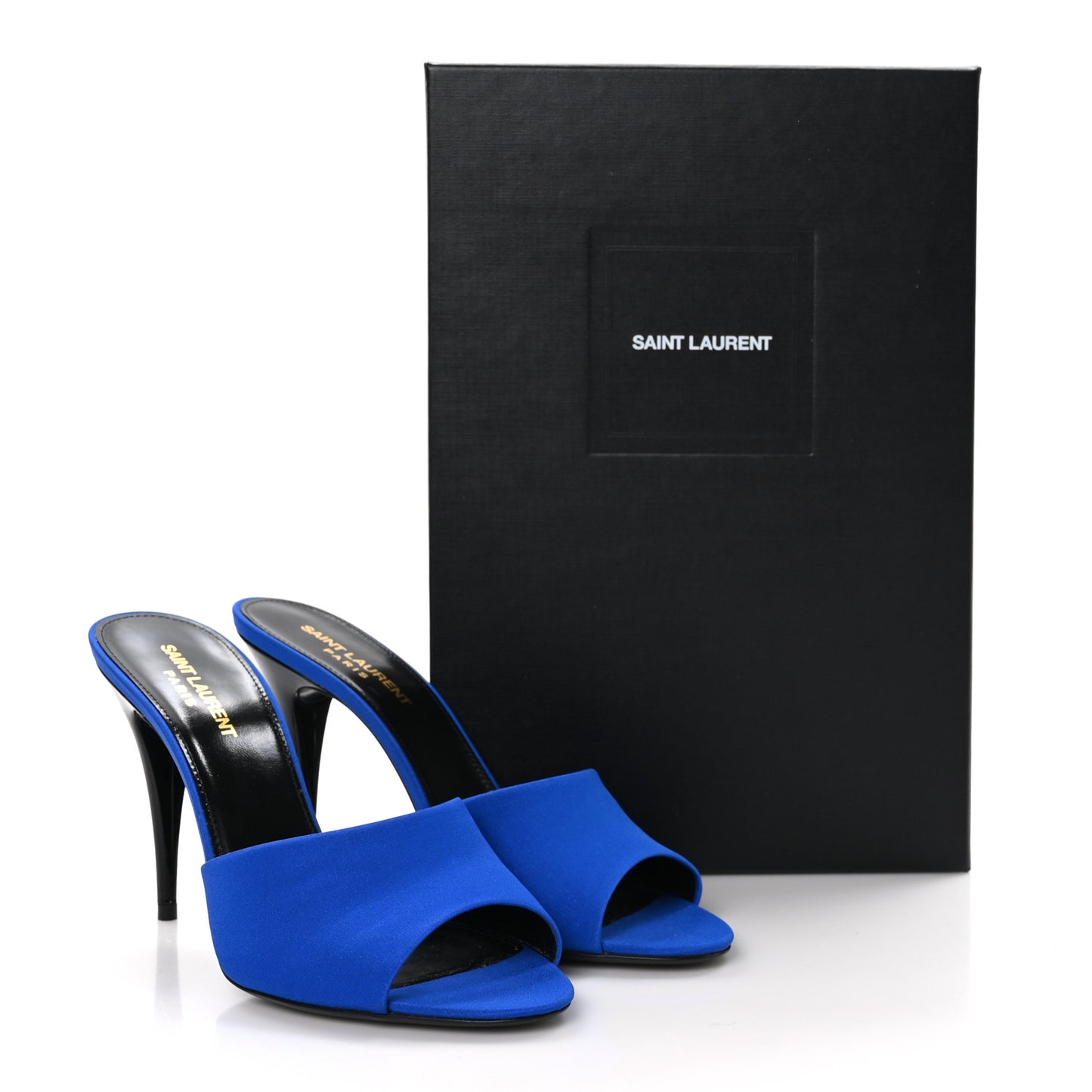 Crepe De Chine Sandals 39.5 Picasso Blue