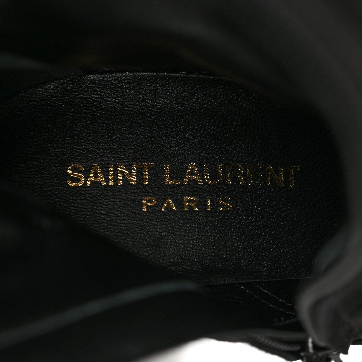 Saint Laurent Suede Babies Over The Knee Boots 36.5 Black 7 of 8