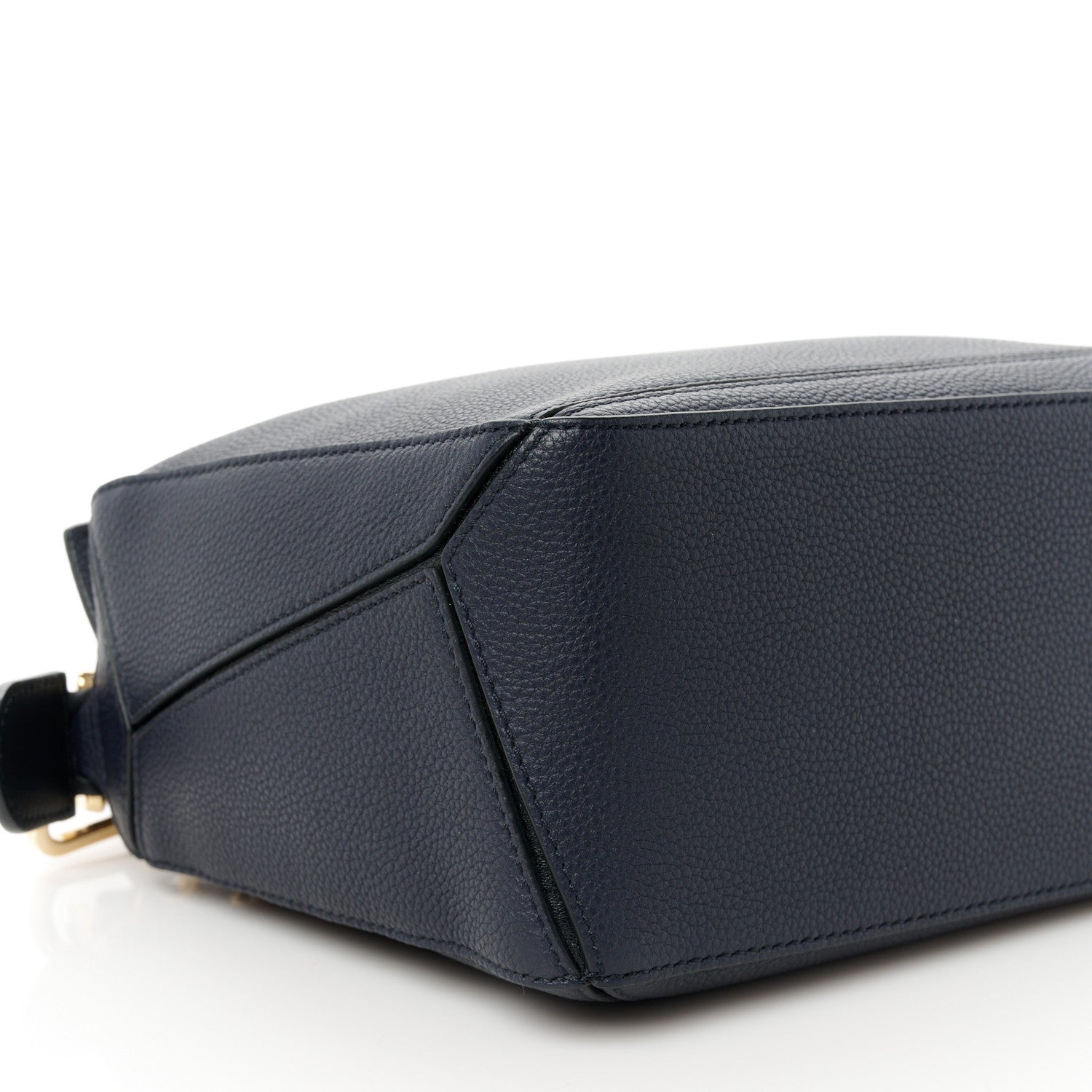 Loewe Calfskin Small Puzzle Bag Midnight Blue Black 9 of 10