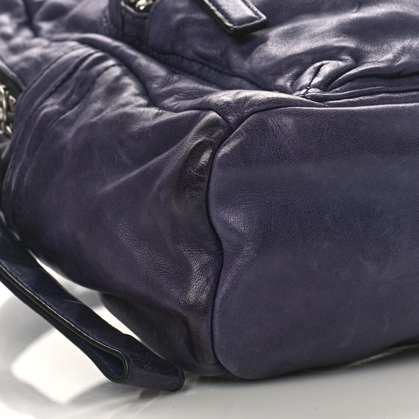 Lambskin Small Tumbler Backpack Navy