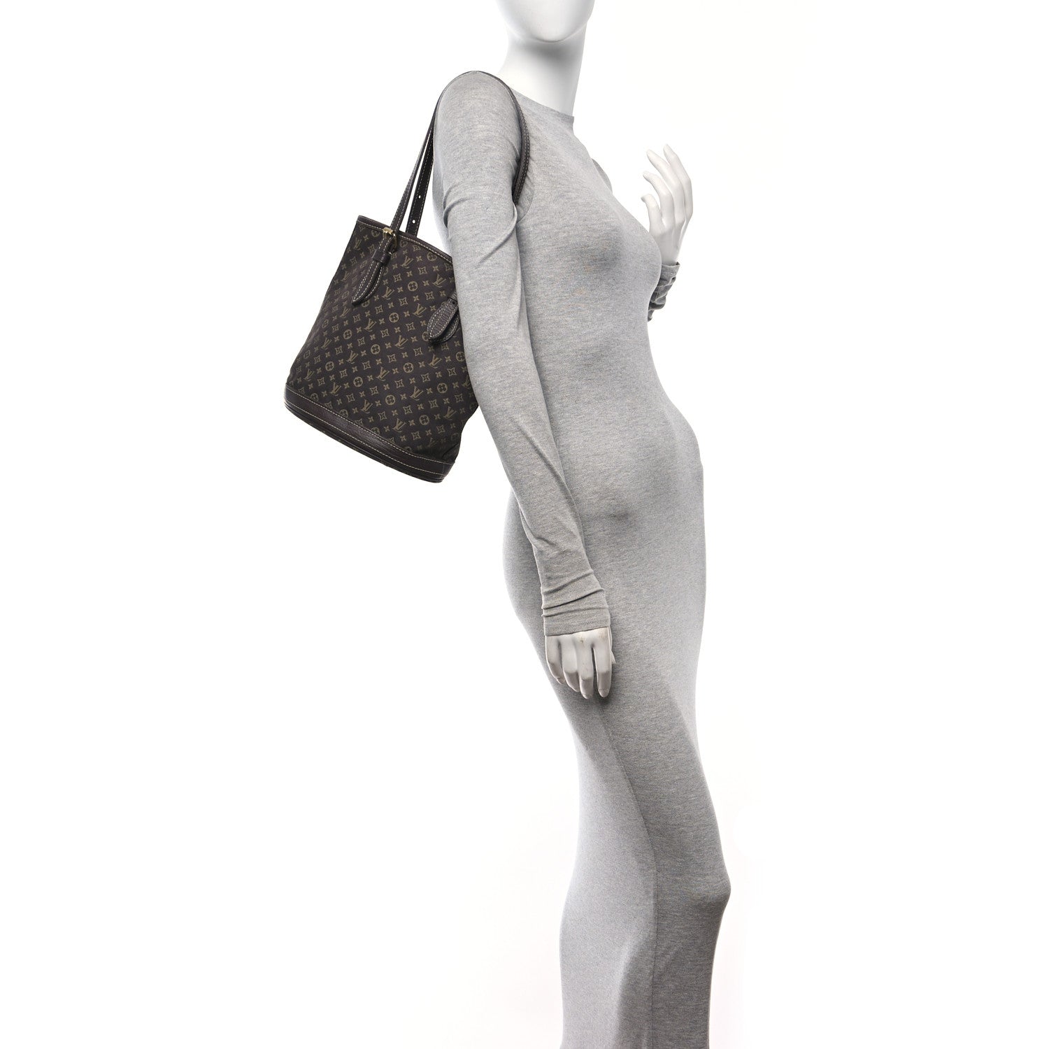 Louis Vuitton Mini Lin Monogram Bucket Bag Ebene 2 of 9