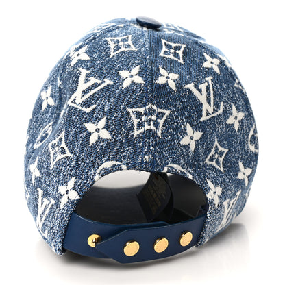 Louis Vuitton Monogram Jacquard Cap M Blue 6 of 8
