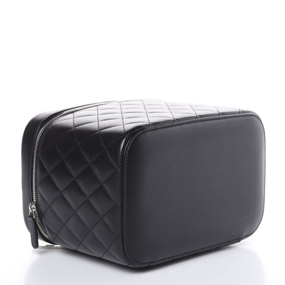 Chanel Lambskin Quilted Large Vanity Pouch Black 4 of 8